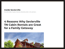 Tablet Screenshot of insidesevierville.com
